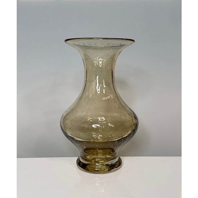 Mouth-Blown Art Glass Vase attributed to WMF, Germany, 1950s For Sale - Image 7 of 15