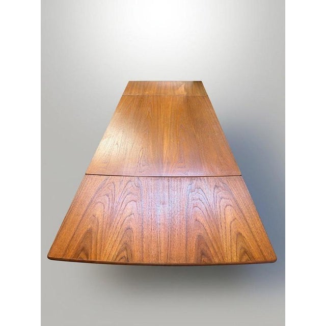1960s Mid-Century Danish Teak Dining Table (1960s) For Sale - Image 5 of 7