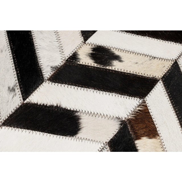 Handcrafted Cowhide Pillow: Luxurious, Genuine Cowhide Leather Throw Pillows Meticulously Hand Crafted Into A Stunning...