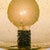 Metal Space Age Table Lamp with Amber Glass and Aluminum from Doria Leuchten, 1970s For Sale - Image 7 of 8