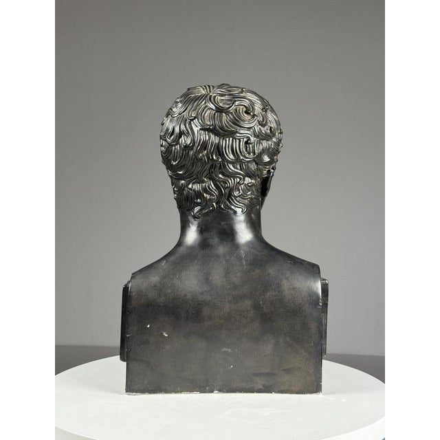 Greek Style Bust of Doryphoros, Late 20th Century, Gypsum For Sale - Image 5 of 18