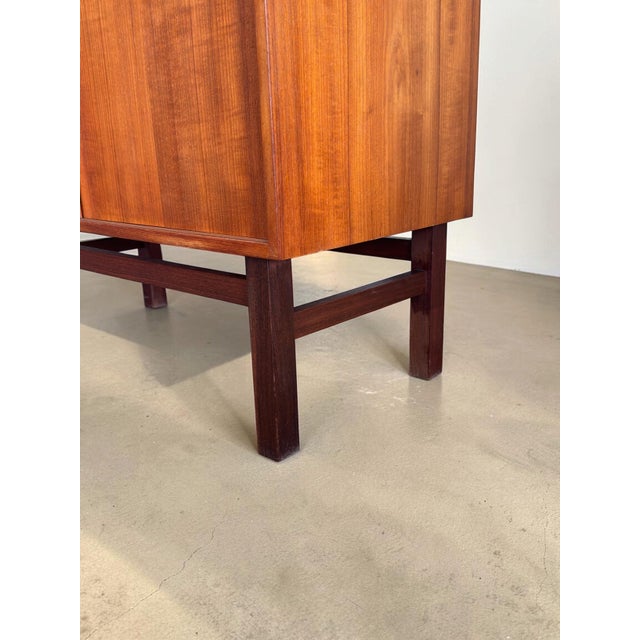 Vintage Danish Teak Sideboard with Sliding Doors, 1960s For Sale - Image 18 of 18
