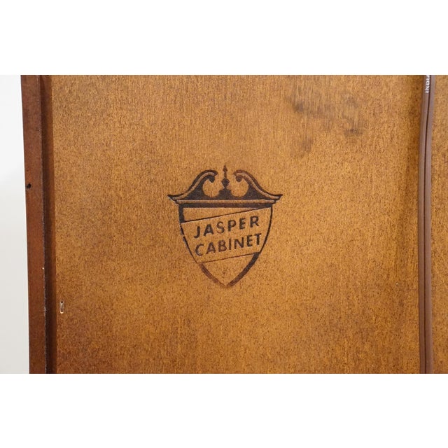 Jasper Cabinet Traditional Style 16" Petite Lighted Display Curio Cabinet 337-1-N - Olde Fruitwood Finish For Sale - Image 11 of 12