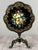 19th Century Napoleon III Lacquered Pedestal Table with Floral Decoration For Sale - Image 12 of 12