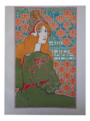 Louis John Rhead, Jane, Original Lithograph