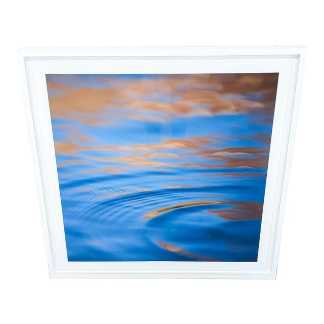 Kimberley Carr Harmon Photography Framed Photograph Maroon Ripples 1 For Sale