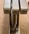 Silver 1990s Ethan Allen Radius Collection Brushed Nickel Three-Panel Architectural Folding Room Divider For Sale - Image 8 of 18