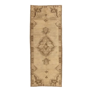 Vintage Turkish Oushak Rug, 05'01 X 12'09 For Sale