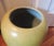Late 20th Century Chinese Porcelain Monochrome Yellow Crackle Glaze Vase For Sale - Image 5 of 11