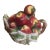 Ceramic Decorative Bowl With 3d Red Apples Design For Sale
