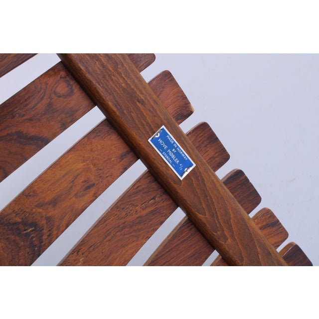 Wood Senior Easy Chair by Hans Brattrud for Hove Mobler, 1960s For Sale - Image 7 of 18