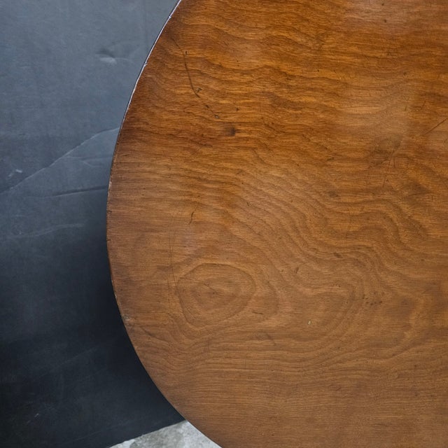 Late 19th Century Small Round Mahogany Chippendale Style Tilt Top Dining/Tea Table With Ball & Claw Feet For Sale In Atlanta - Image 6 of 16