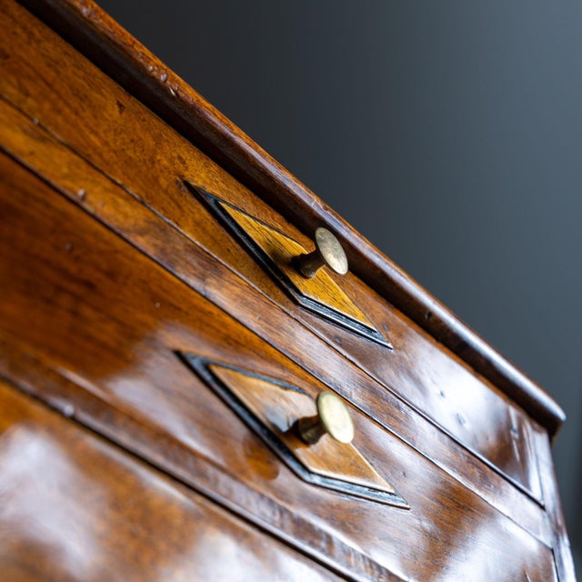 Brown Biedermeier Miniature Chest of Drawers, around 1820 For Sale - Image 8 of 9