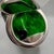 Emerald Green Cut Glass Biscuit Barrel from James Deakin & Sons, 1920 For Sale - Image 11 of 18