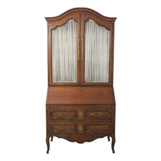Bodart Country French Secretary Desk Bookcase Top For Sale
