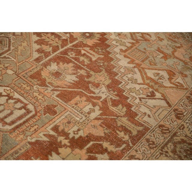 Vintage Distressed Heriz Carpet - 9'7" x 12'3" For Sale - Image 12 of 15