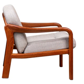 Vintage Danish Teak Easy Chair from Komfort, 1980s For Sale