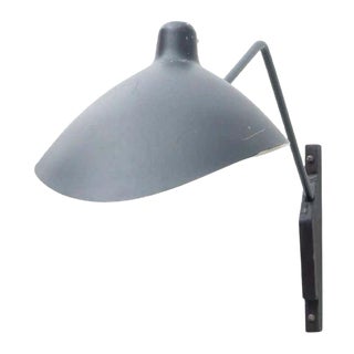 Mid-Century Metal Wall Lamp, 1950s For Sale