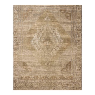 Amber Lewis x Loloi Cambria Taupe / Antique Bronze 3'-6" x 5'-6" Accent Rug For Sale