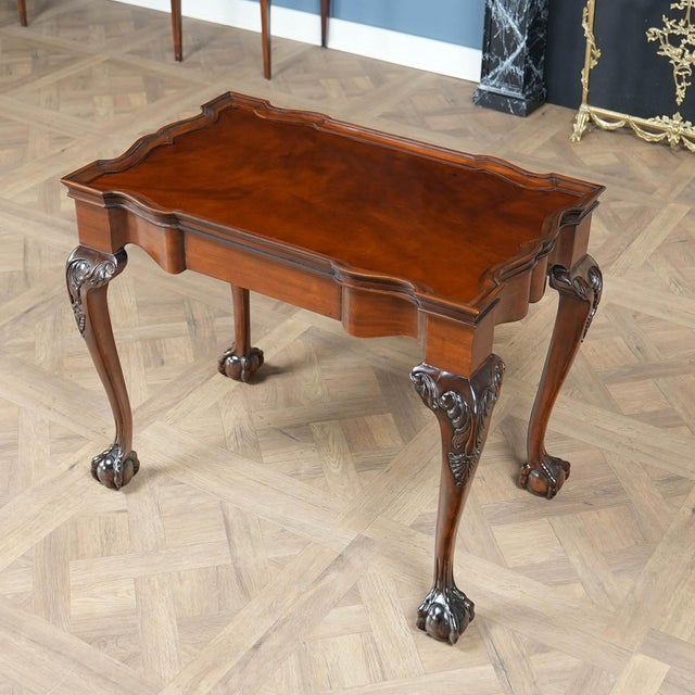 Wood Niagara Furniture New England Style Tea Table For Sale - Image 7 of 10