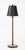 1960's Martz Marshall Studios Ceramic Tile And Walnut Floor Lamp, newly rewired and lightly restored, with minor wear and...