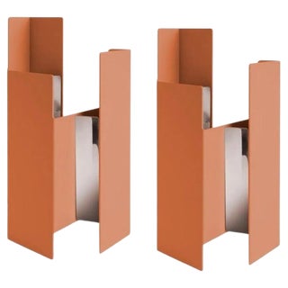 Cotto Fugit Vases by Mason Editions, Set of 2 For Sale