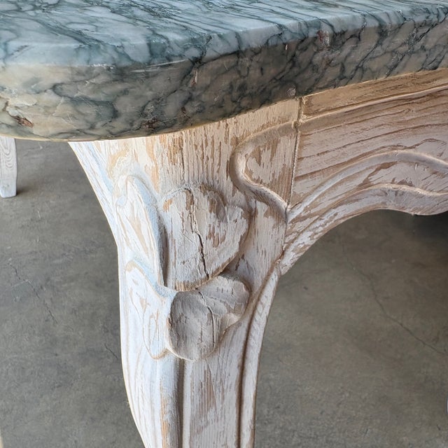 19th Century Louis XV Style French Console Table For Sale - Image 4 of 13