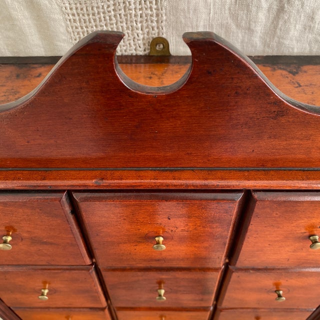 Late 19th Century 19th Century Large Spice Cabinet or Apothecary With 14 Drawers For Sale - Image 5 of 12