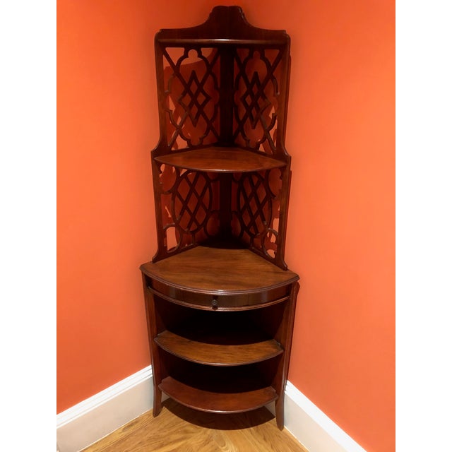 20th Century Mahogany Display Etagere For Sale In San Francisco - Image 6 of 6