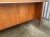 Paul McCobb Directional Walnut and Aluminum Large 84” Executive Partners Desk - Vintage 'Mad Men' 1960s - Fully Restored For Sale - Image 11 of 12
