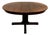Round Extandable Dining Table in Mahogany For Sale