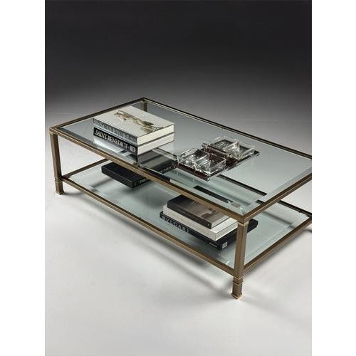 Vintage Brass Coffee Table, 1980s For Sale - Image 16 of 16