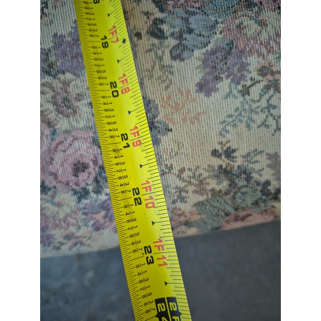 Mid 20th Century Victorian-Style Channel-Tufted Settee For Sale - Image 13 of 14
