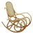 Rocking Chair on Runners in Light Beech Wood, 1970s For Sale