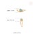 Natural 1ct Paraiba Tourmaline Soltaire Ring Size 6.5 Wave Band in 18k Solid Gold For Sale - Image 12 of 18