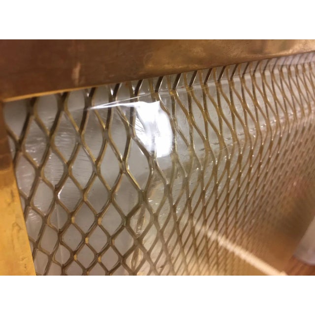 Mid 20th Century Vintage Mid-Century Modern Brass Tray For Sale - Image 5 of 6