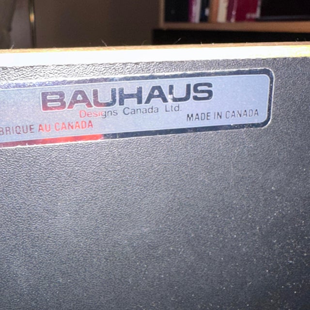 Wood 1970s Bauhaus Laminate Wall Unit-Two Pieces For Sale - Image 7 of 12