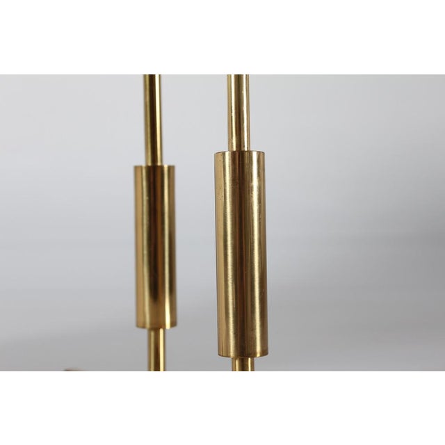 Fog & Mørup Danish Tripod Table Lamps in Brass by Josef Frank for Fog & Mørup, 1960s, Set of 2 For Sale - Image 4 of 11