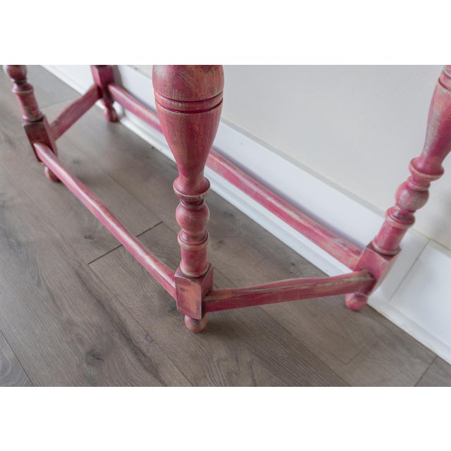 Antique Console Table With Ornate Carved Details For Sale - Image 12 of 16