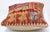 A one-of-a-kind handwoven Afghan wool kilim lumbar pillow featuring tribal geometric bands. Cut and sewn by hand from a...