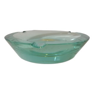 Glass Ashtray by Pietro Chiesa for Fontana Arte, Italy, 1950s For Sale