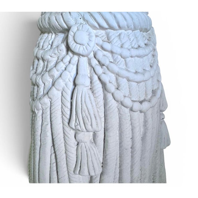 Shabby Chic Mid 20th Century Plaster Tassel Side Table in the Style of Dorothy Draper For Sale - Image 3 of 13