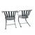 1950s Mid-Century Modern Wrought Iron Pinecrest Bouncer Patio Chairs - A Pair For Sale - Image 5 of 14