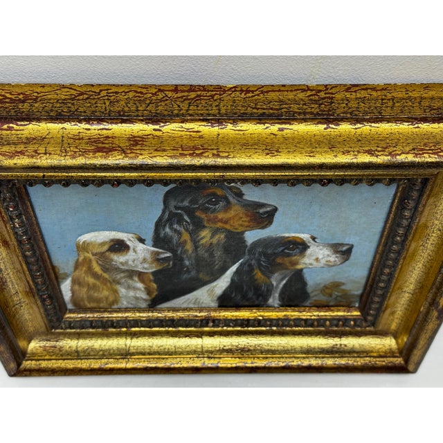 The Faithful Companions – Trio of Cocker Spaniels, Oil Painting in the Manner of Maud Alice Earl For Sale - Image 6 of 18