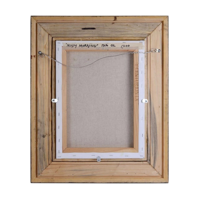 2020s Howard Carr "Misty Morning" Oil Painting on Canvas For Sale - Image 5 of 6