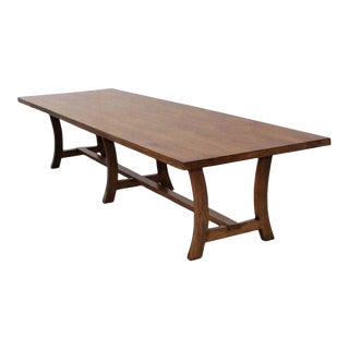Dining Table Made from Vintage Black Walnut, Made by Petersen Antiques For Sale