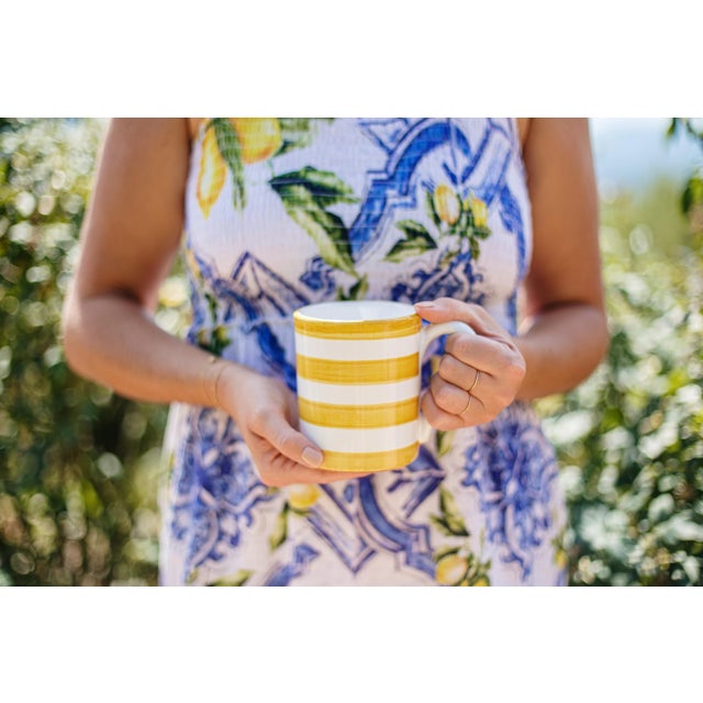 VIETRI Amalfitana Red Stripe Oval Platter For Sale - Image 10 of 11