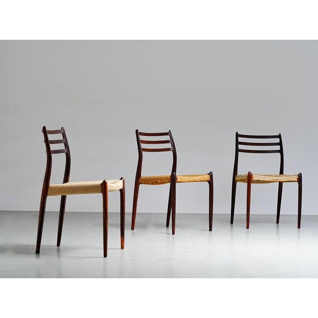 Vintage Danish Chairs in Wood by Niels Otto Møller, 1960s, Set of 6 For Sale - Image 14 of 16