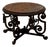 Mid-Century Modern French Wrought Iron Side Table, 1950s For Sale