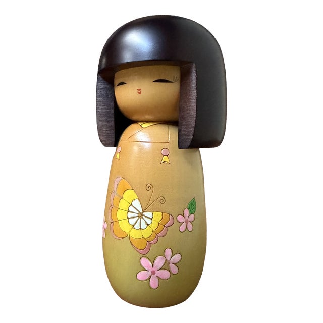 Sōsaku Kokeshi Chōchō by Fujikawa Masae, 1990s For Sale